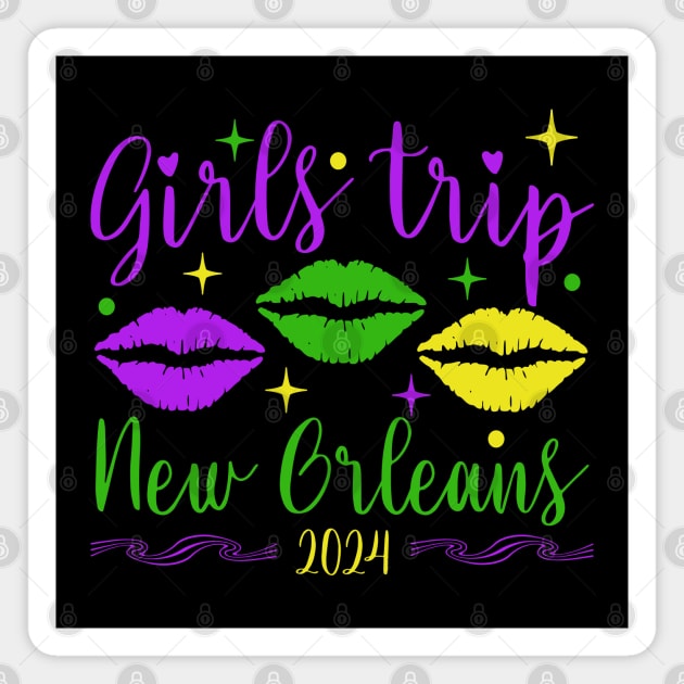 New Orleans Girls Trip 2024 Magnet by Kicosh